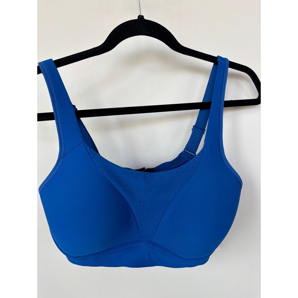 Lululemon Run Times Bra 34DD Symphony Blue High Support Sports Bra LW2CQLS